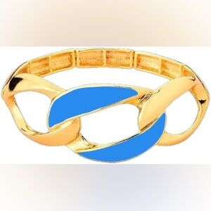 Sheila Fajl Jaga Bracelet - Blue Resin